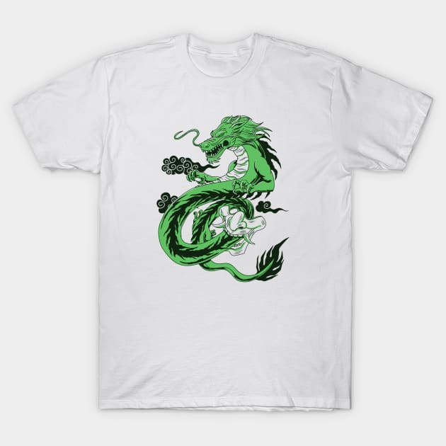 GREEN DRAGON T-Shirt by GreatSeries